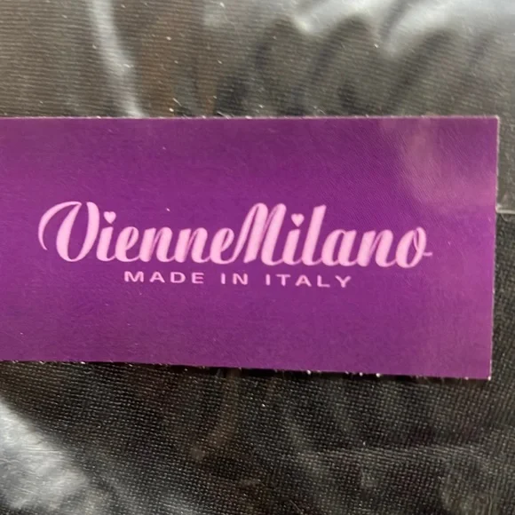 VienneMilano, Andrea, opaque satin black size extra large - Picture 1 of 2